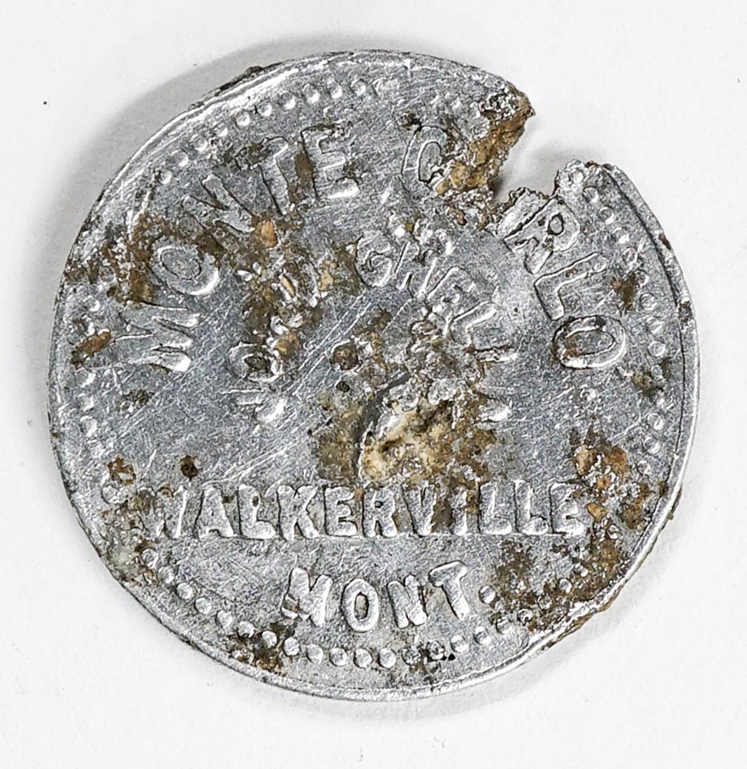 Monte Carlo, Walkerville, Montana Token (1 of 2)