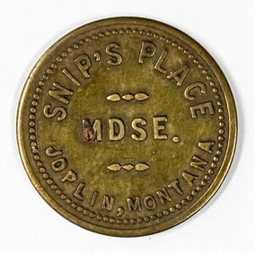 Snip's Place Joplin, Montana Token