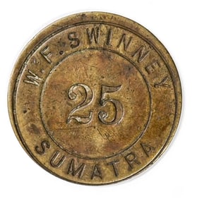 W.F. Swinney Sumatra, Montana 25c Trade Token