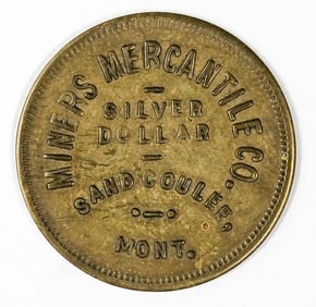 Miner's Mercantile Silver Dollar Sand Coulee, MT