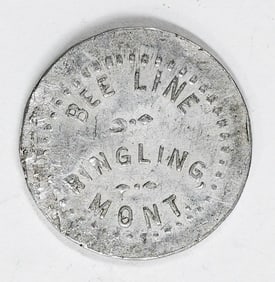 SCARCE Bee Line Ringling, Montana Trade Token