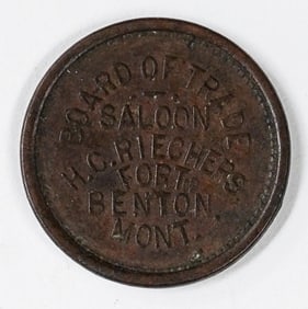 SCARCE Board Of Trade Saloon Fort Benton, MT