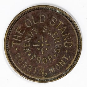The Old Stand Corbin, Montana Henry Slenes Token
