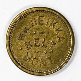 Belt, Montana Wm. Heikka Trade Token