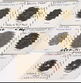 (8) Vintage & Antique Montana Trade Tokens