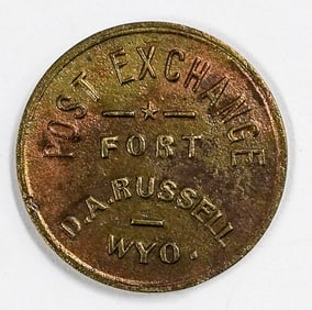 Post Exchange Fort D.A. Russell, Wyoming Token