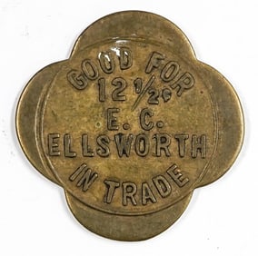 Helmville, Montana Trade Token E.C. Ellsworth