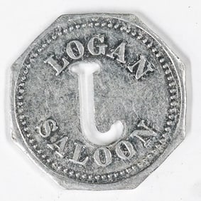 Logan Saloon Unlisted Trade Token Logan, Montana