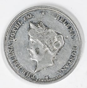 Helena, Montana Bar & Hotel Trade Token