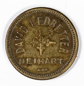 Neihart, Montana RARE Trade Token David Ledbetter