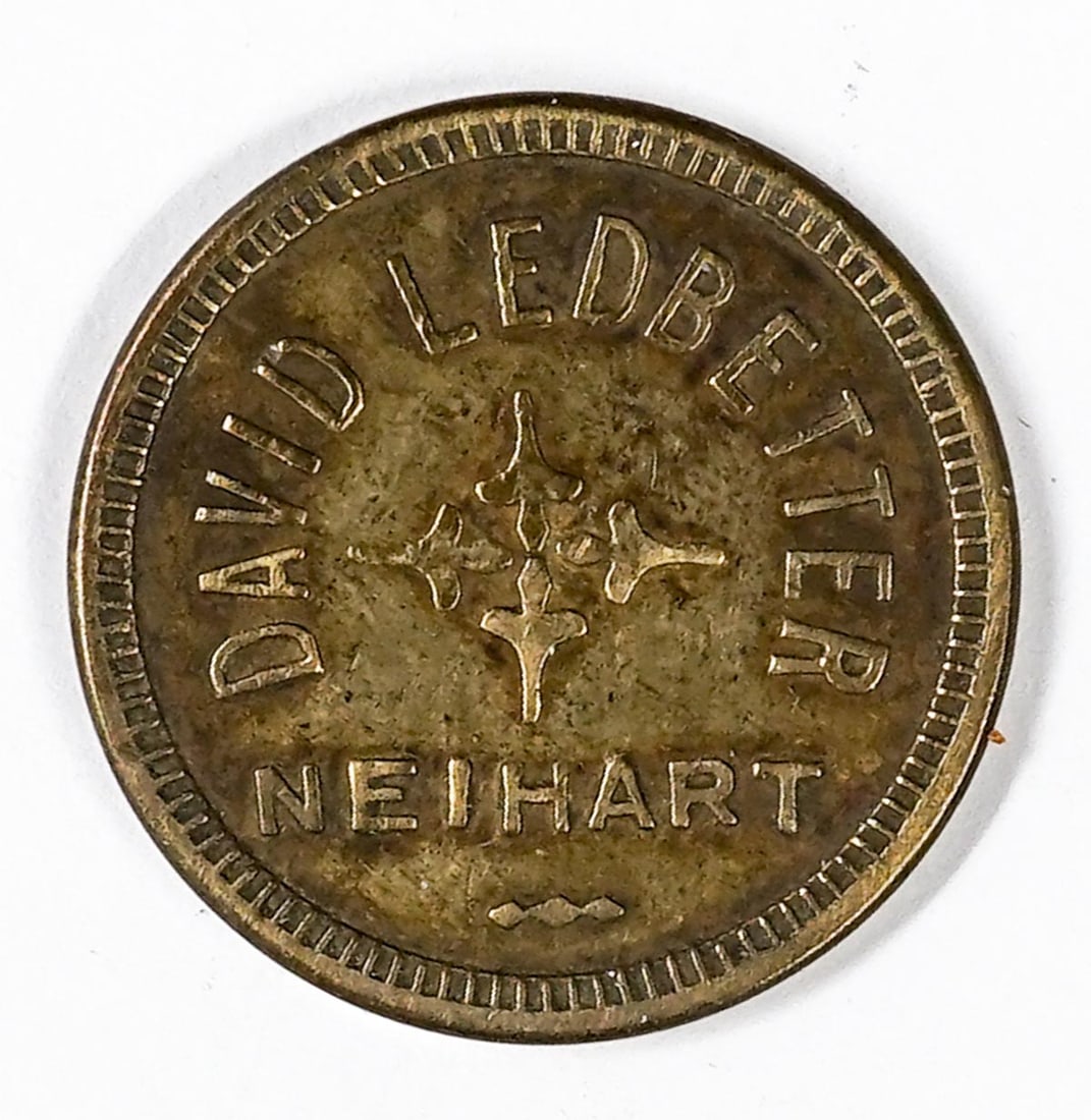 Neihart, Montana RARE Trade Token David Ledbetter (1 of 2)