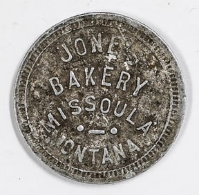 Missoula, Montana Jones Bakery Trade Token