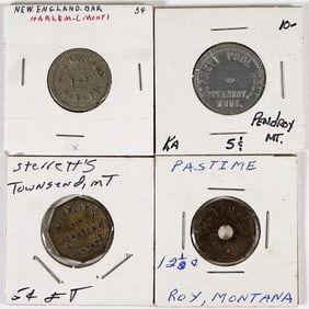 (4) Vintage & Antique Montana Trade Tokens
