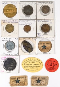 Tokens, Tickets, Medal (14 pcs)