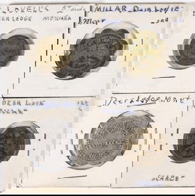 (4) Vintage & Antique Montana Trade Tokens