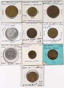 (10) Vintage & Antique Montana Trade Tokens