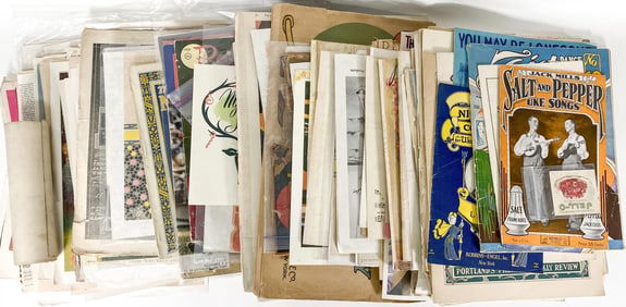 Sheet Music, Magazine Ads & Ephemera