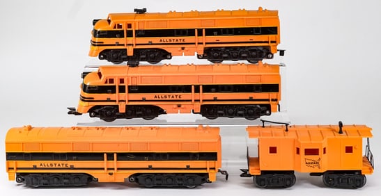All State ABA, AB, Caboose and Car Toy Trains