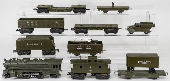 MARX Post War Train Set + (3) Custom Pieces