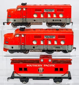 MARX Southern Pacific 6000 Engine and Dummy, 1235