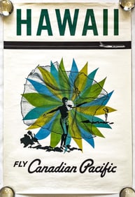 Hawaii Canadian Pacific Airlines Poster