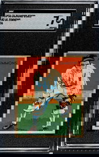 1936 Diamond Stars Al Simmons #2 SGC 7: [Set Break with Variations] 1934-36 Diamond Stars #2 Al Simmons (1936 Blue Back) SGC 7. Population 2 with only 1 higher. If lot is absent of a condition report one may be requested via email.