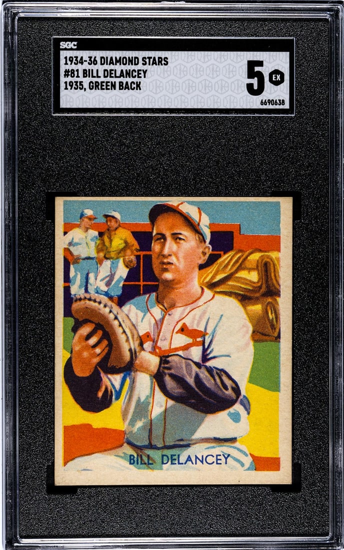 1935 Diamond Stars Bill Delancey #81 SGC 5 (1 of 2)