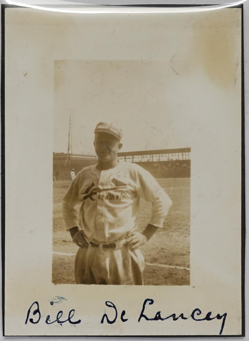 Bill DeLancey (d.1946) Signed Small Photograph (1 of 2)