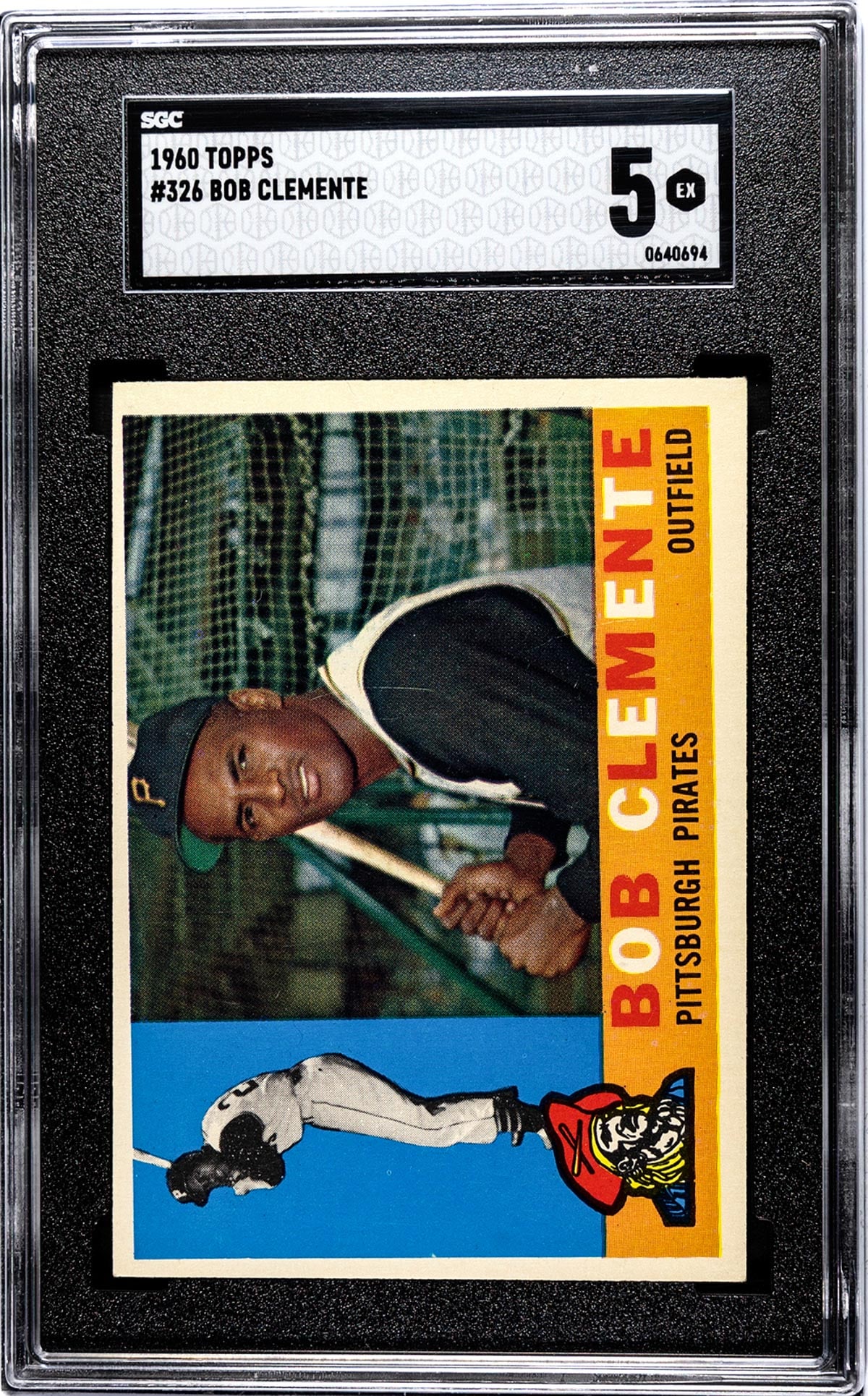 Roberto Clemente 1960 Topps #326 SGC 5 (1 of 2)