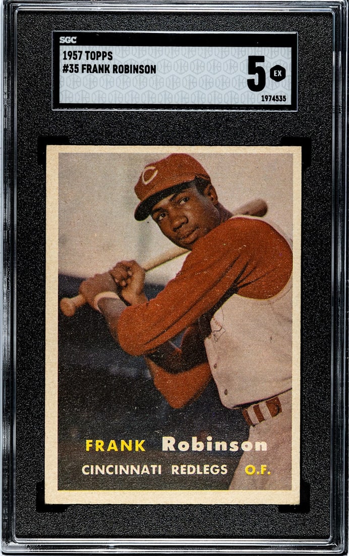 Frank Robinson 1957 Topps RC #35 SGC 5 (1 of 2)