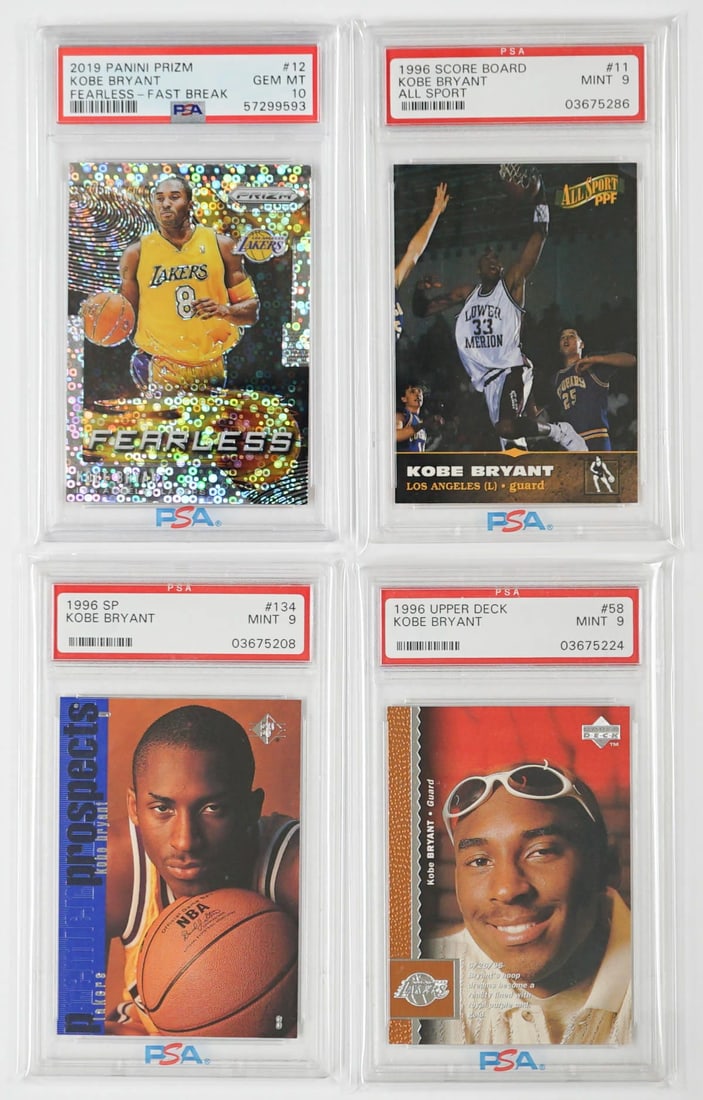 Kobe Bryant Graded Cards with Rookie Cards (4) (1 of 2)