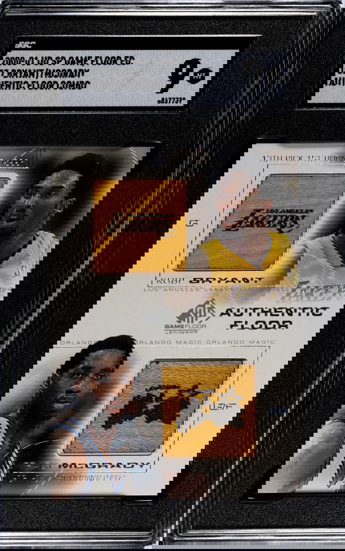 2000-01 SP Game Floor Kobe Bryant/McGrady SGC 9 (1 of 2)