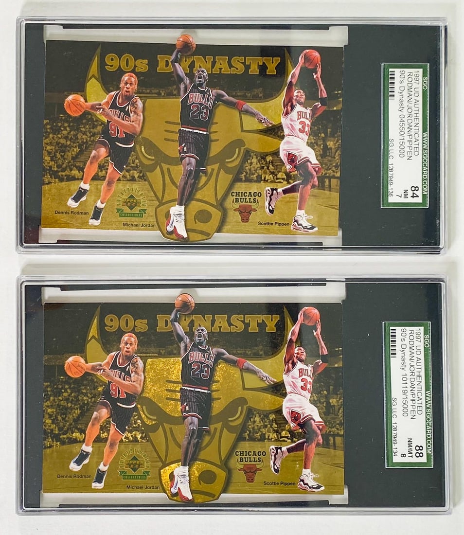 1997 Upper Deck Authenticated Rodman/Jordan/Pippen (1 of 2)