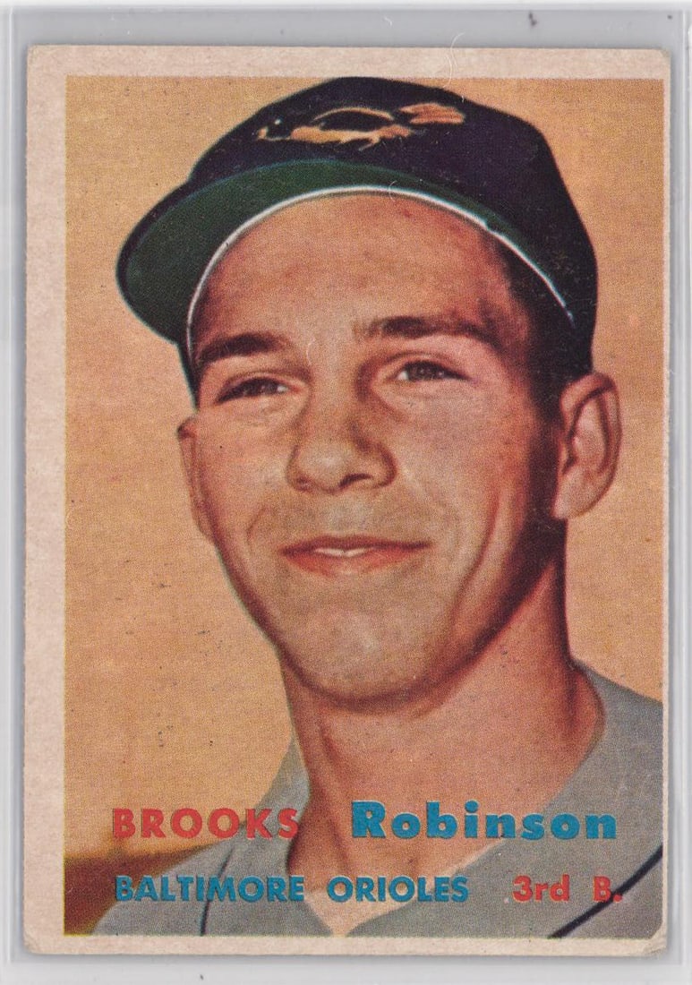 1957 Topps Brooks Robinson Rookie Card (1 of 2)