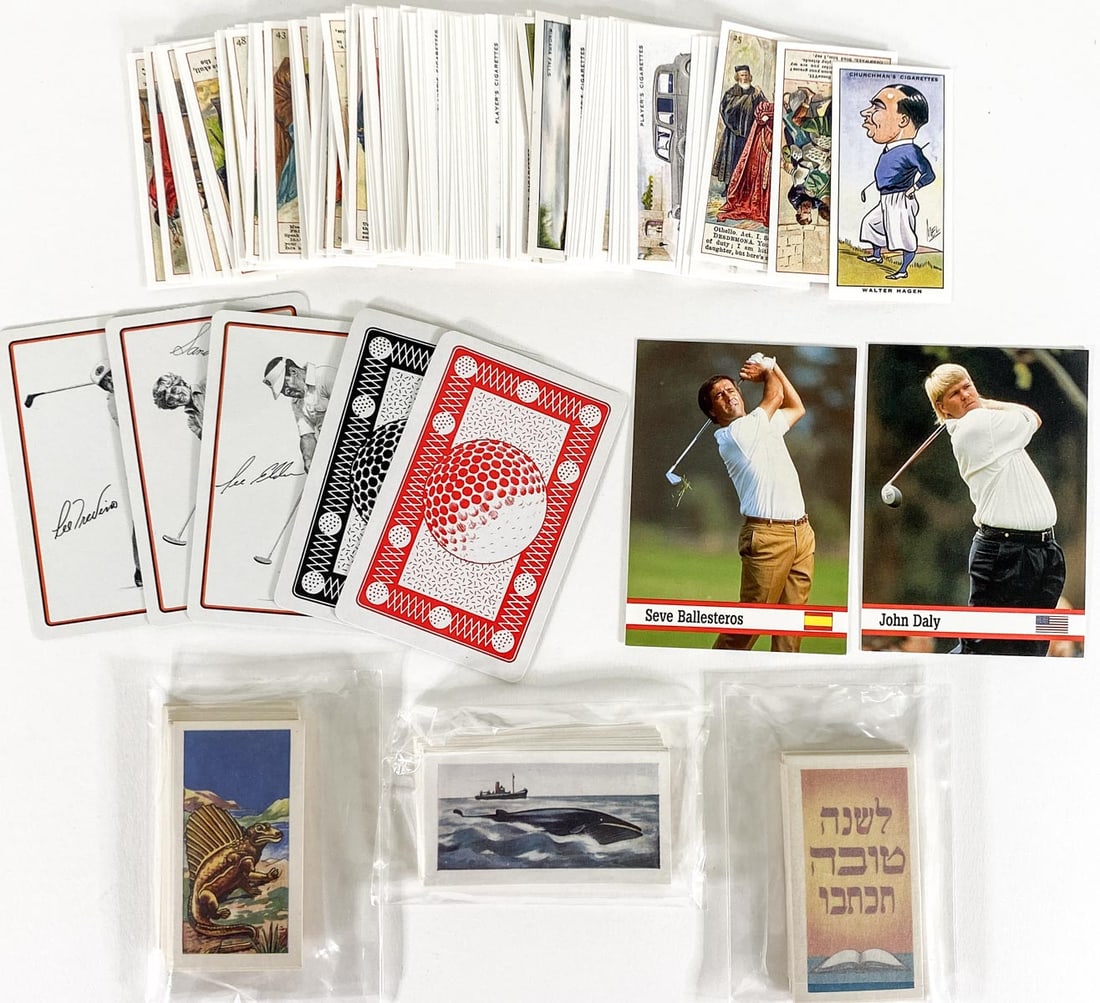 Cigarette & Gold Cards: Cigarette & Gold Cards. Many of the cigarette cards are reproductions. If lot is absent of a condition report one may be requested via email. Condition report is provided as an opinion only and is no