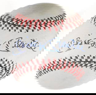 Mickey Mantle Single Signed Baseball BAS LOA: Mickey Mantle Single Signed Baseball BAS LOA. Beckett Authentication Services LOA #AC83049. NM-MT. If lot is absent of a condition report one may be requested via email. Condition report is provided