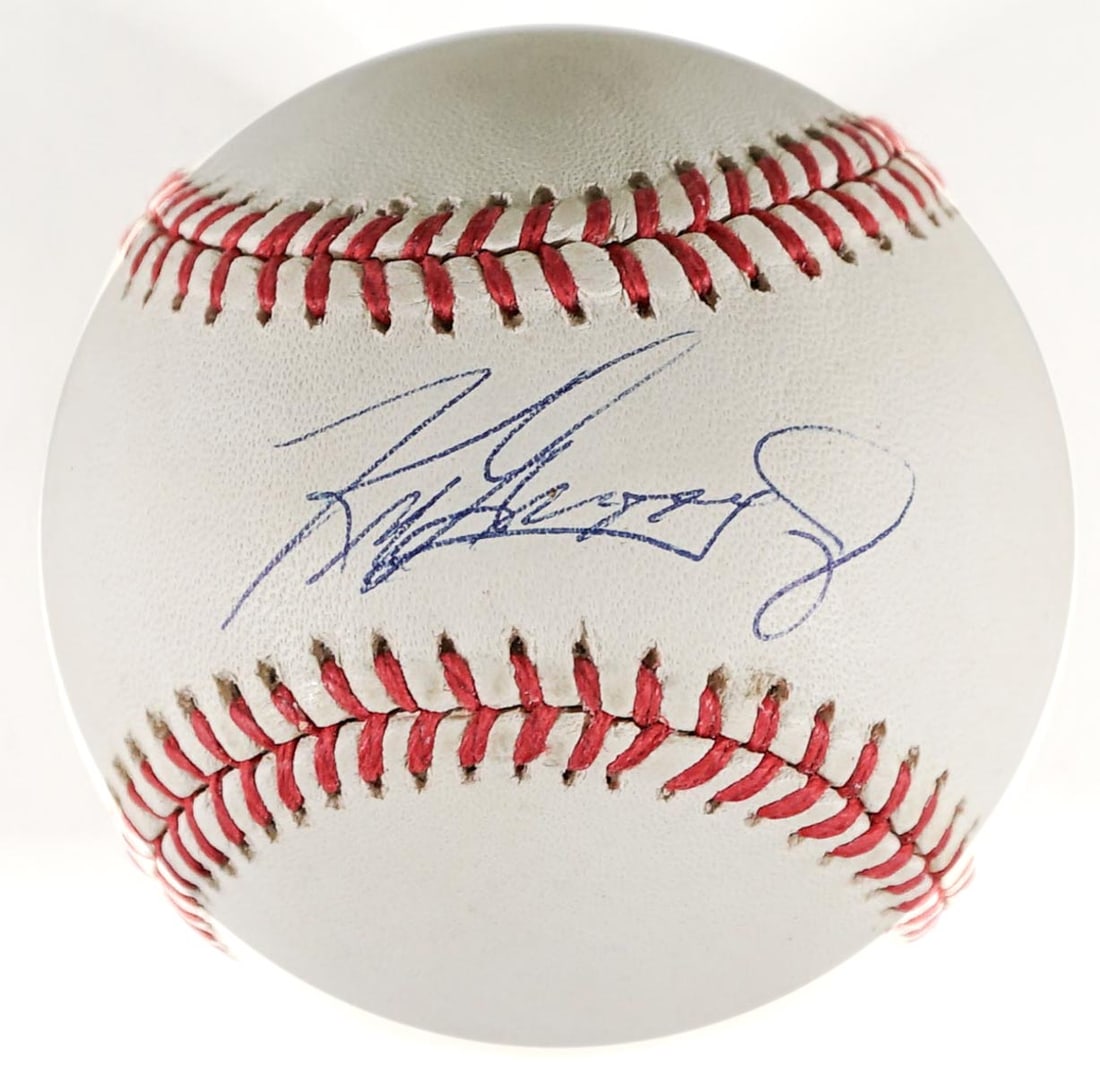 Ken Griffey, Jr. Single Signed Baseball BAS COA (1 of 3)