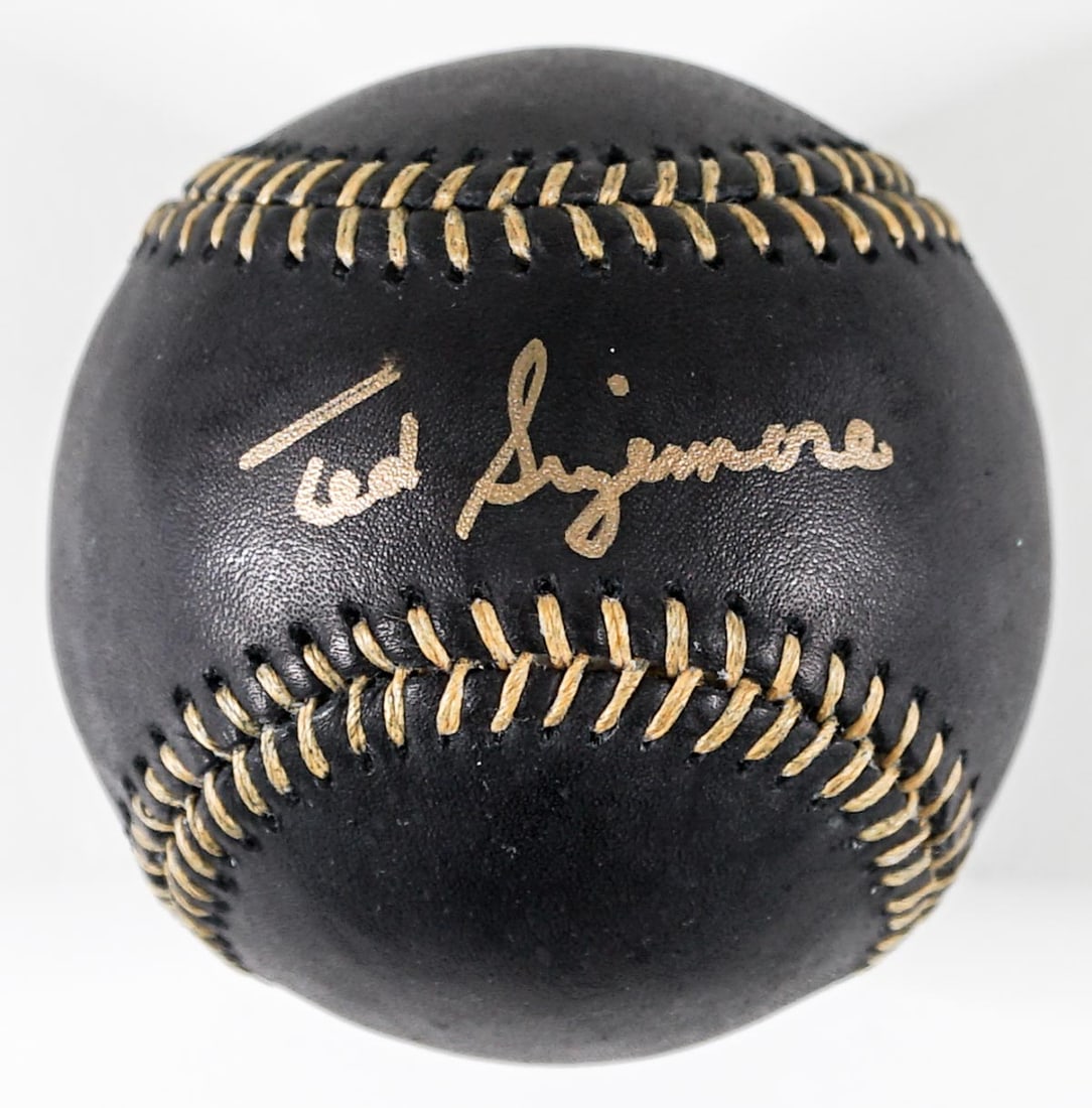 Ted Sizemore Single Signed Baseball JSA COA (1 of 3)