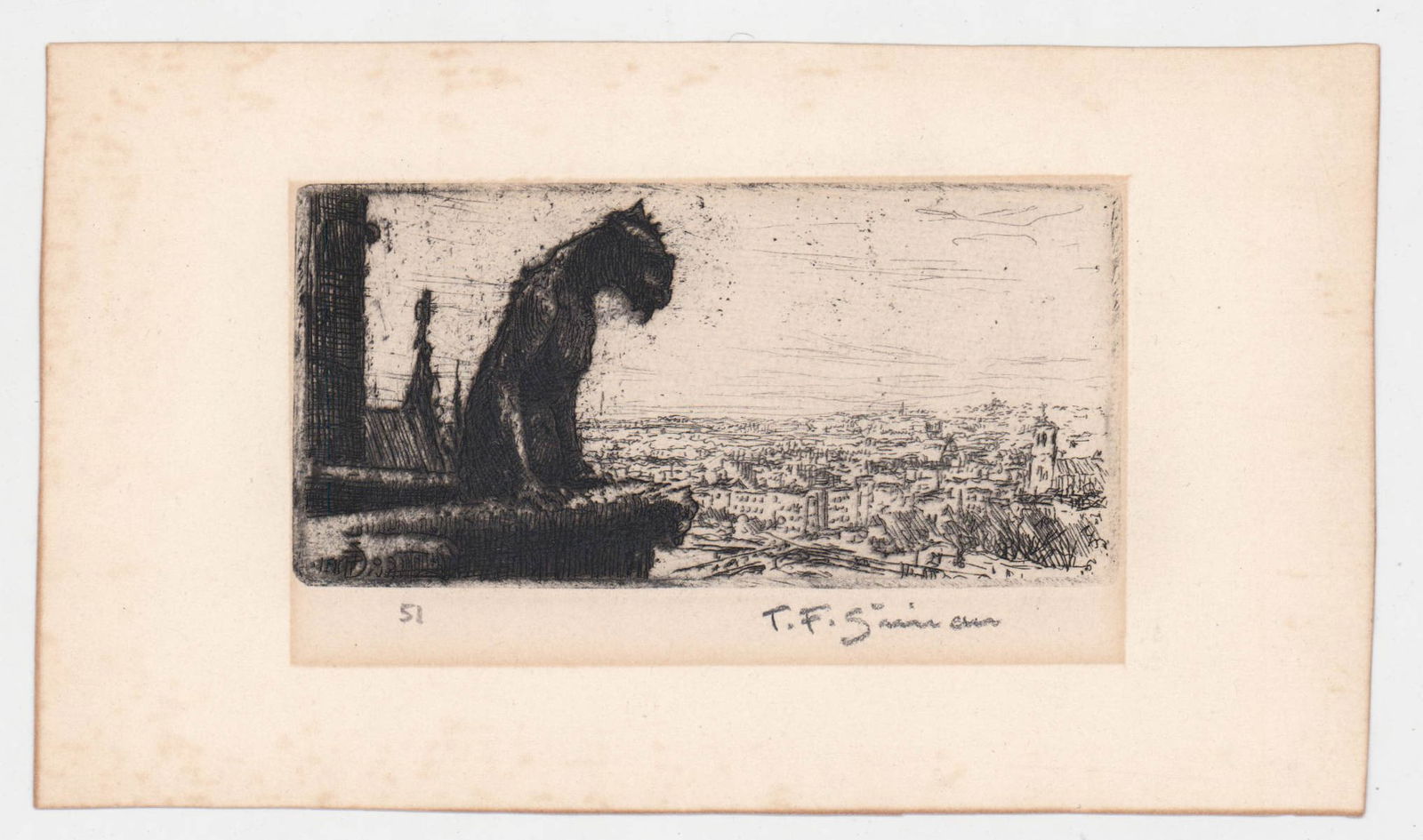 Tavik Frantisek (TF) Simon Etching SIGNED (1 of 4)
