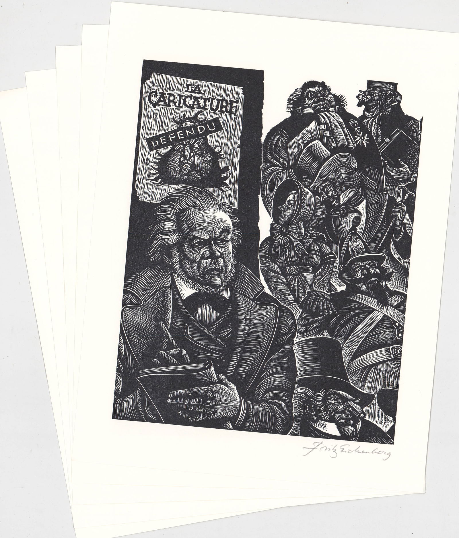 Fritz Eichenberg (5) SIGNED [Homage 1984] (1 of 6)