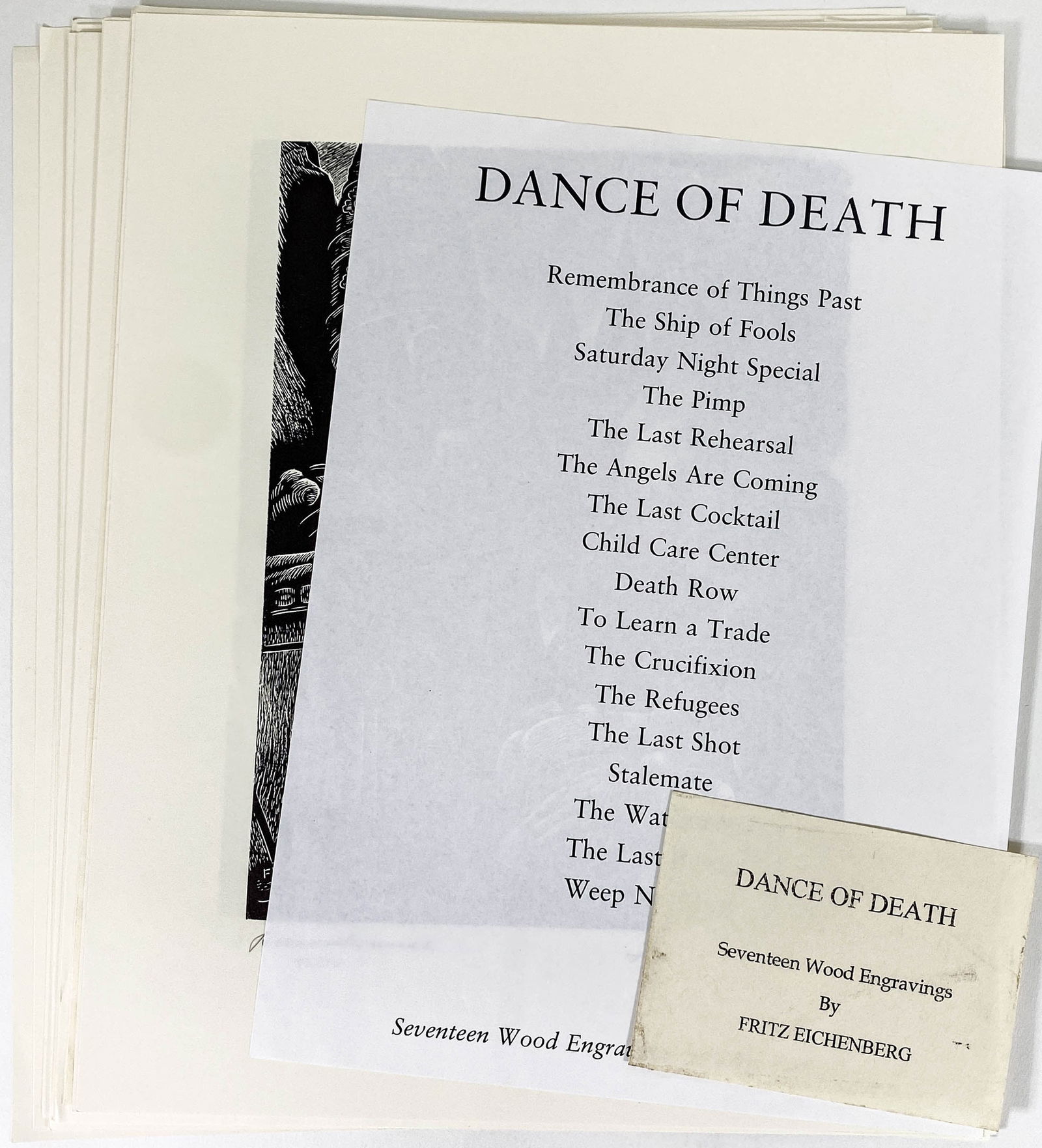 Fritz Eichenberg 'Dance of Death' S/N Set of 17 (1 of 19)