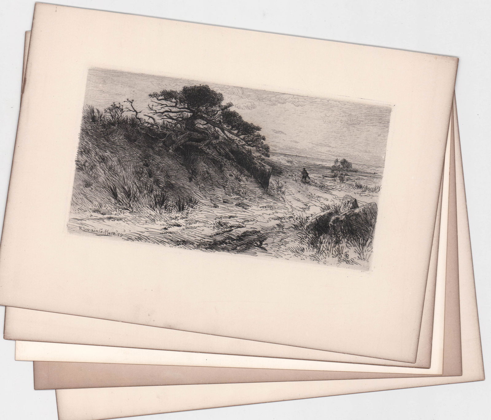 Antique (5) Etchings [Robert Swain Gifford] (1 of 6)