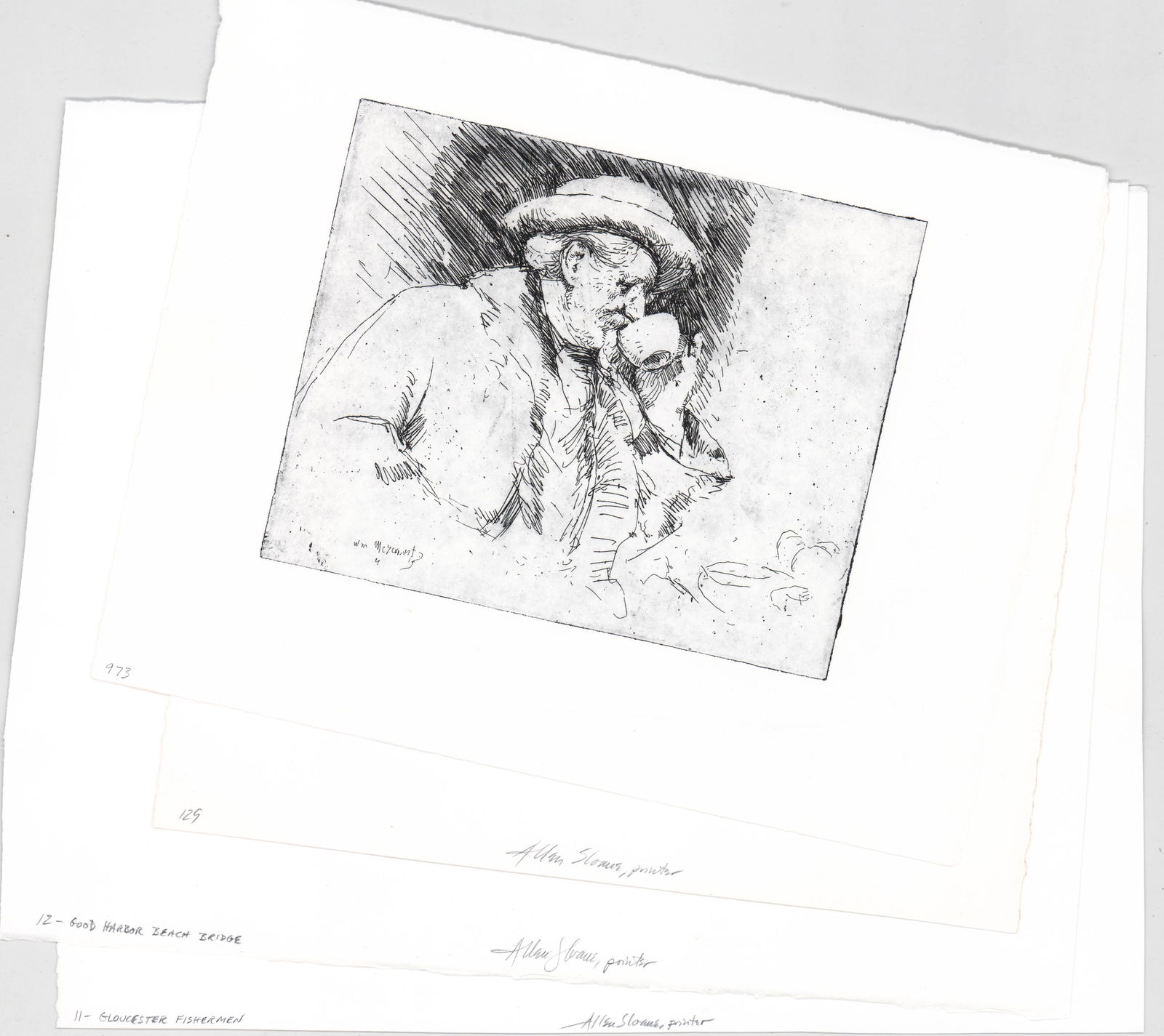 William Meyerowitz (4) Etchings [Allen Sloane] (1 of 5)