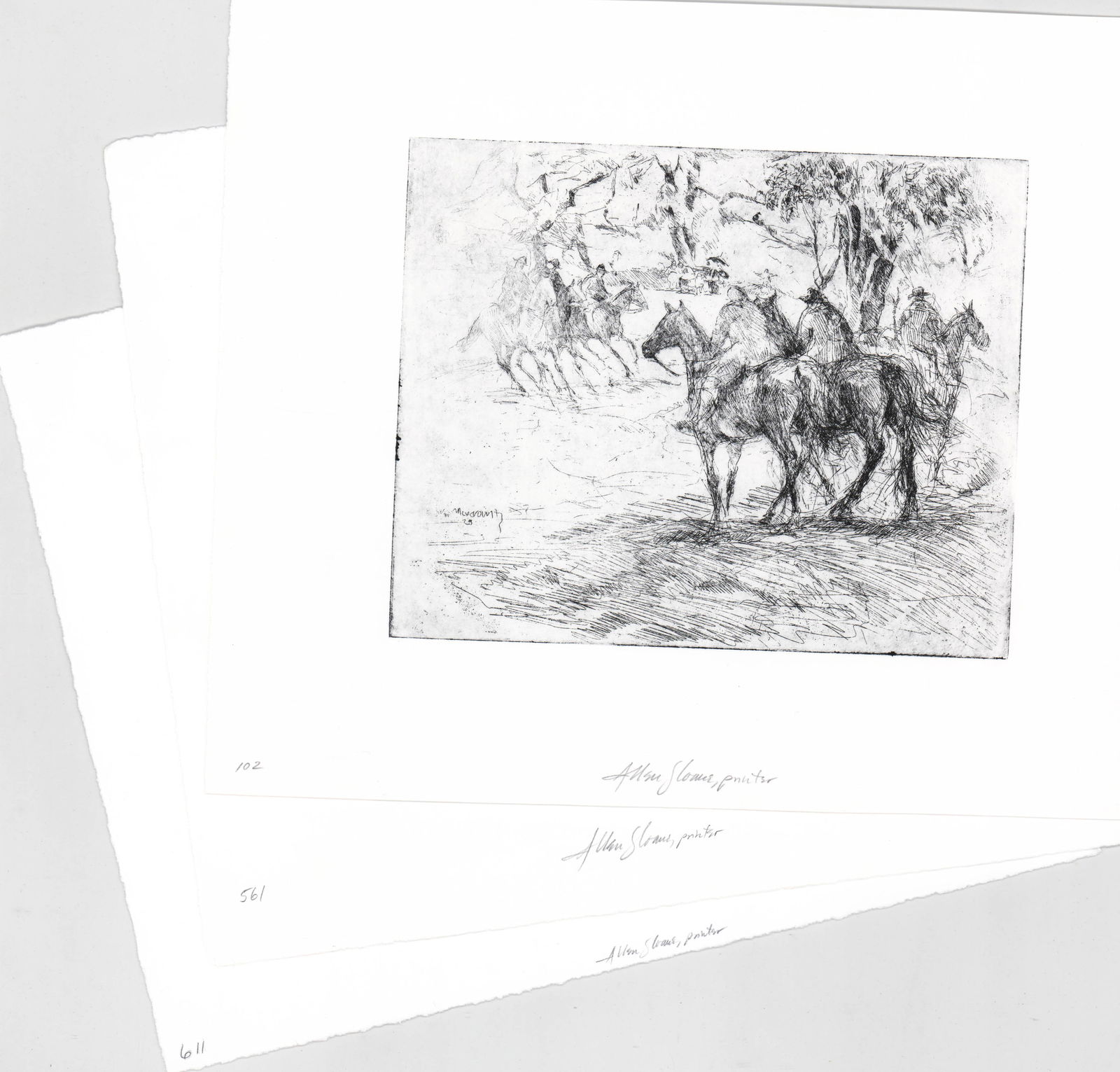 William Meyerowitz (3) Etchings [Allen Sloane] (1 of 7)