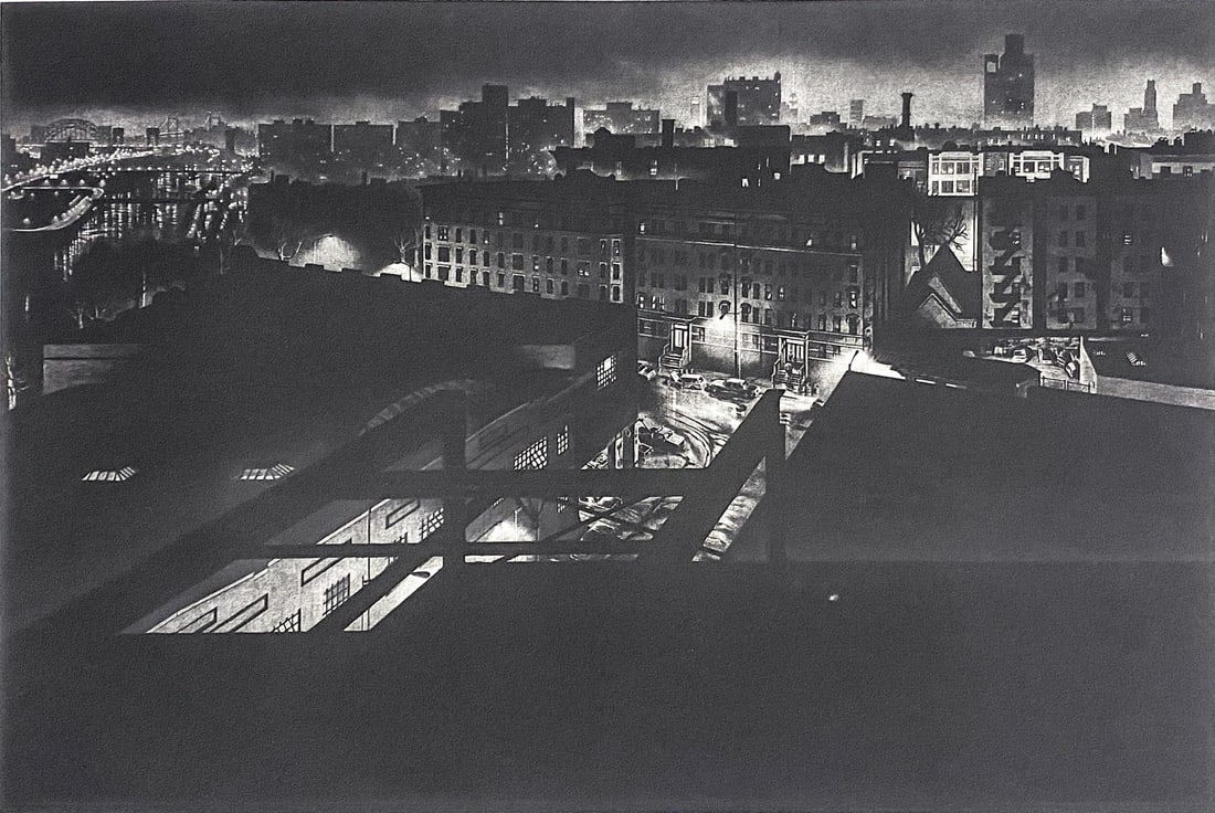 Craig McPherson Mezzotint S/N [Girders] (1 of 6)