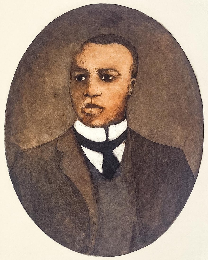 Susan Dysinger Etching & Aquatint (Scott Joplin) (1 of 4)