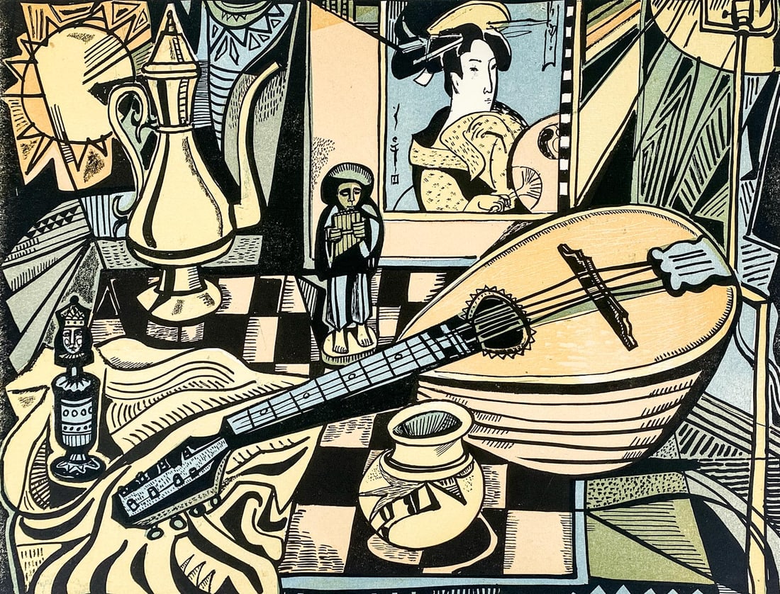 Irving Amen Woodcut SIGNED AP [Art Objects] (1 of 6)