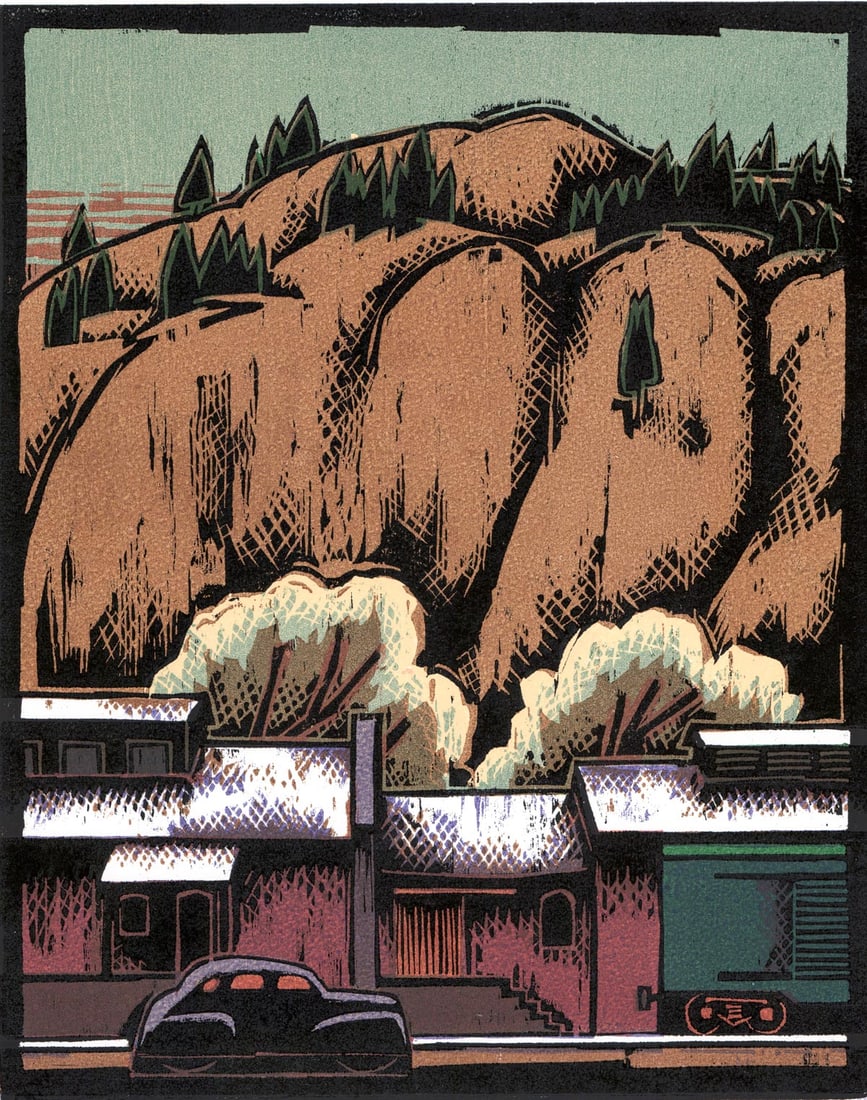 Lockwood Dennis Woodcut S/N [Fruit Packing] (1 of 4)