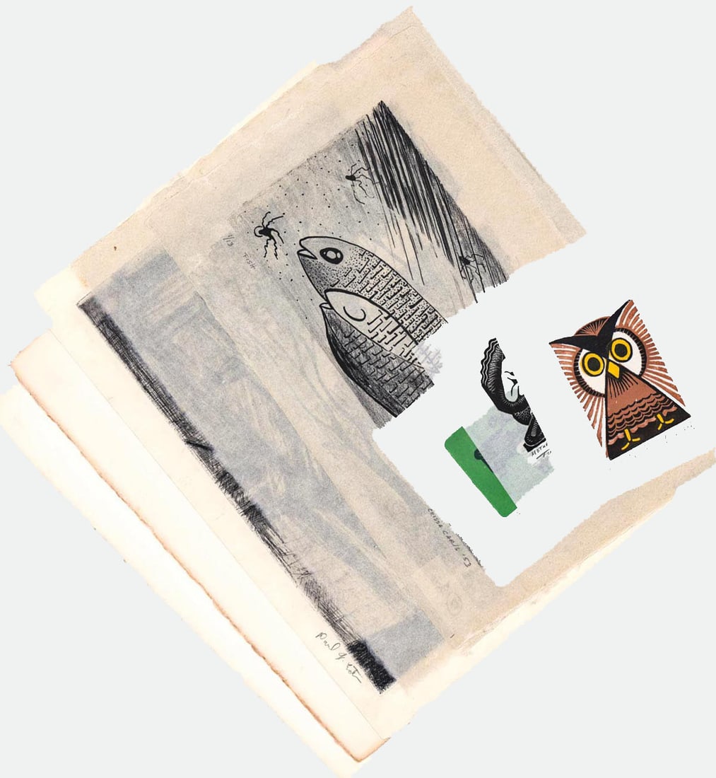 Mid-Century (8) American Prints ARTIST SIGNED (1 of 9)