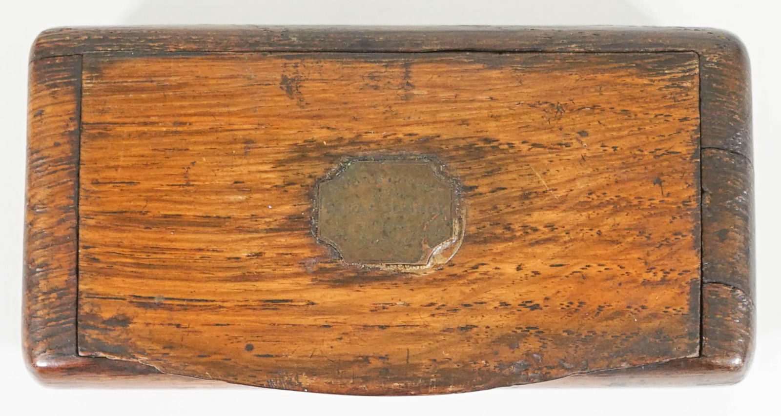 Snuff Box. Wood & Copper fr. Royal George (1 of 8)